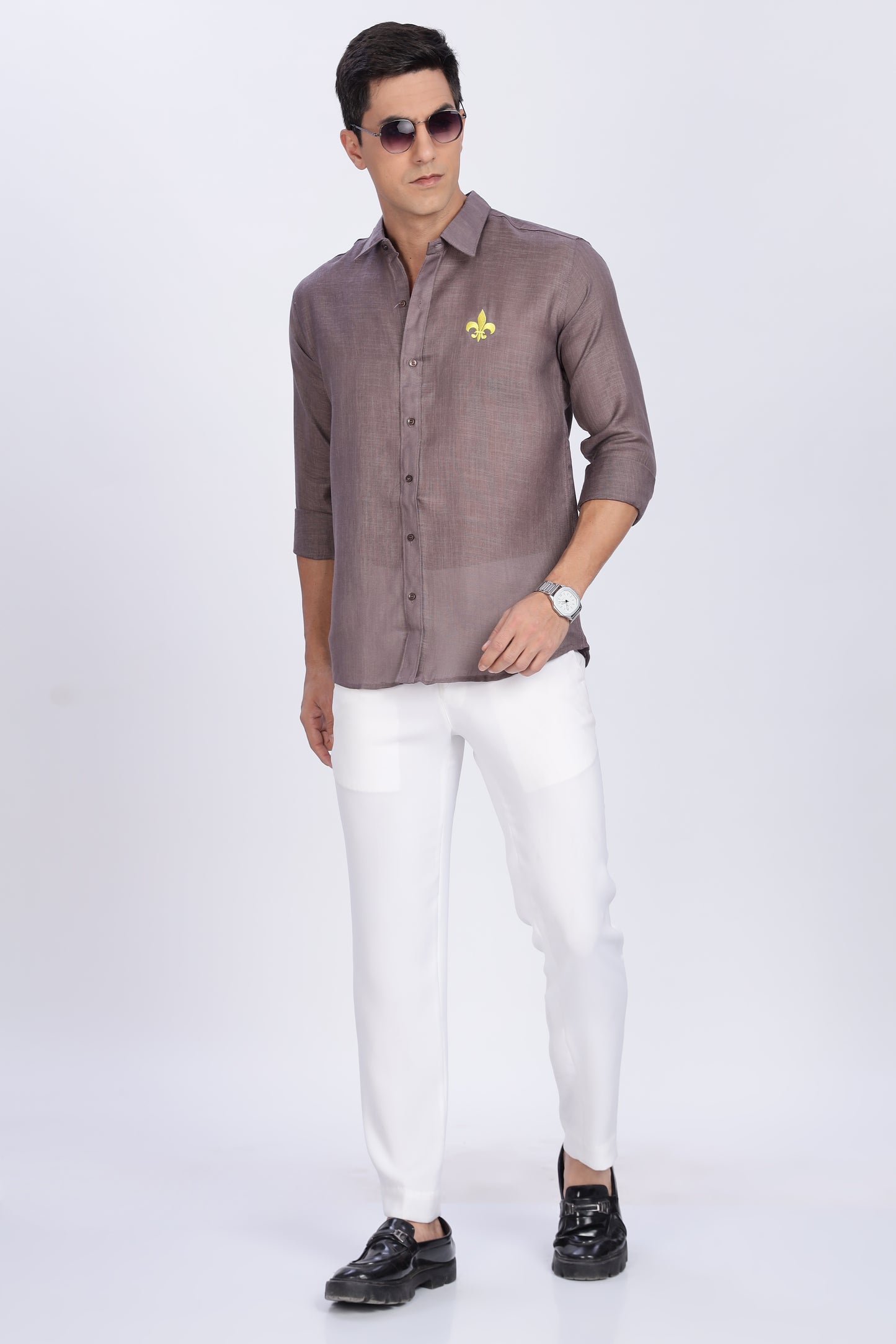 Fleur Royale Linen Shirt