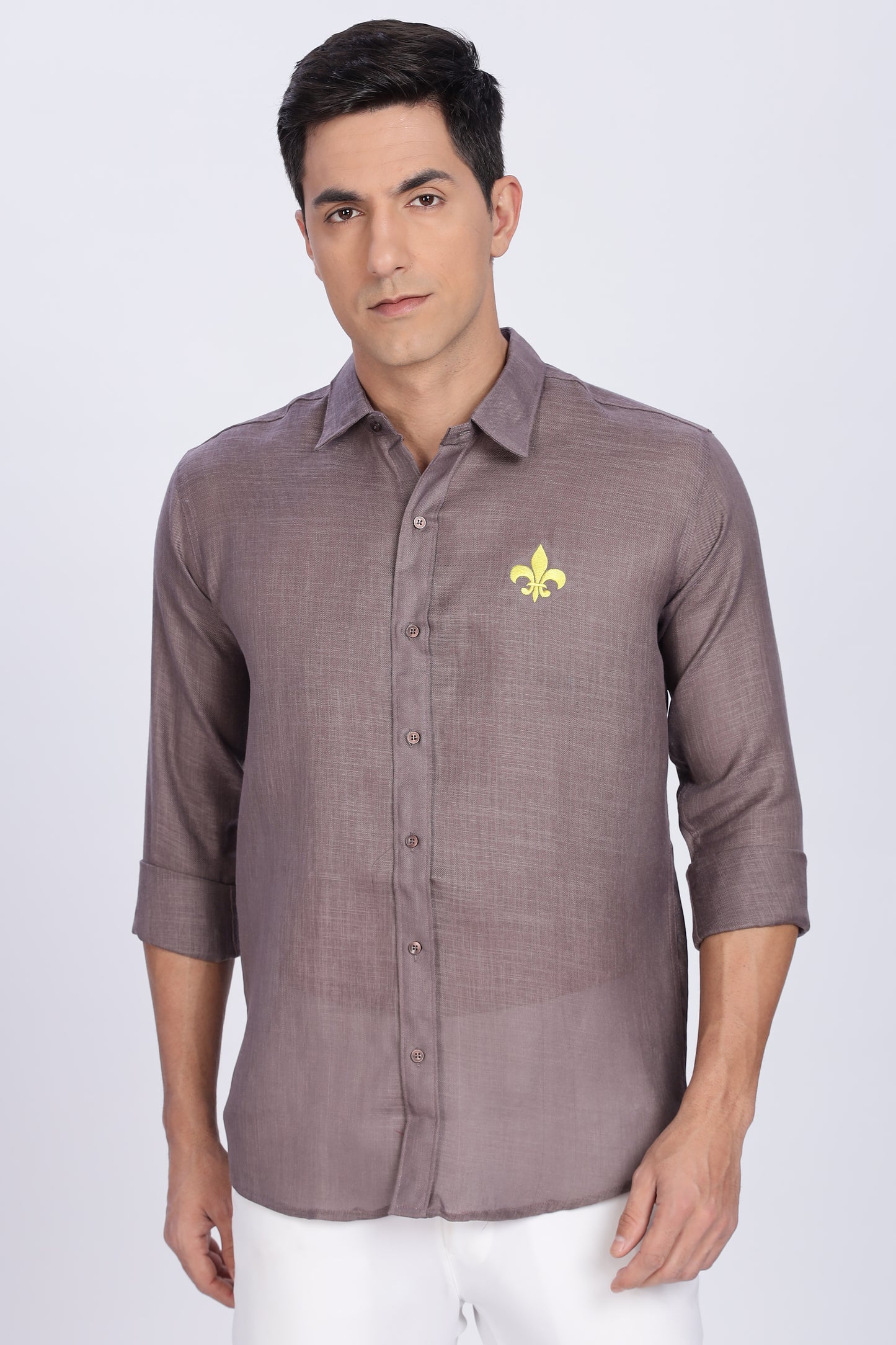 Fleur Royale Linen Shirt