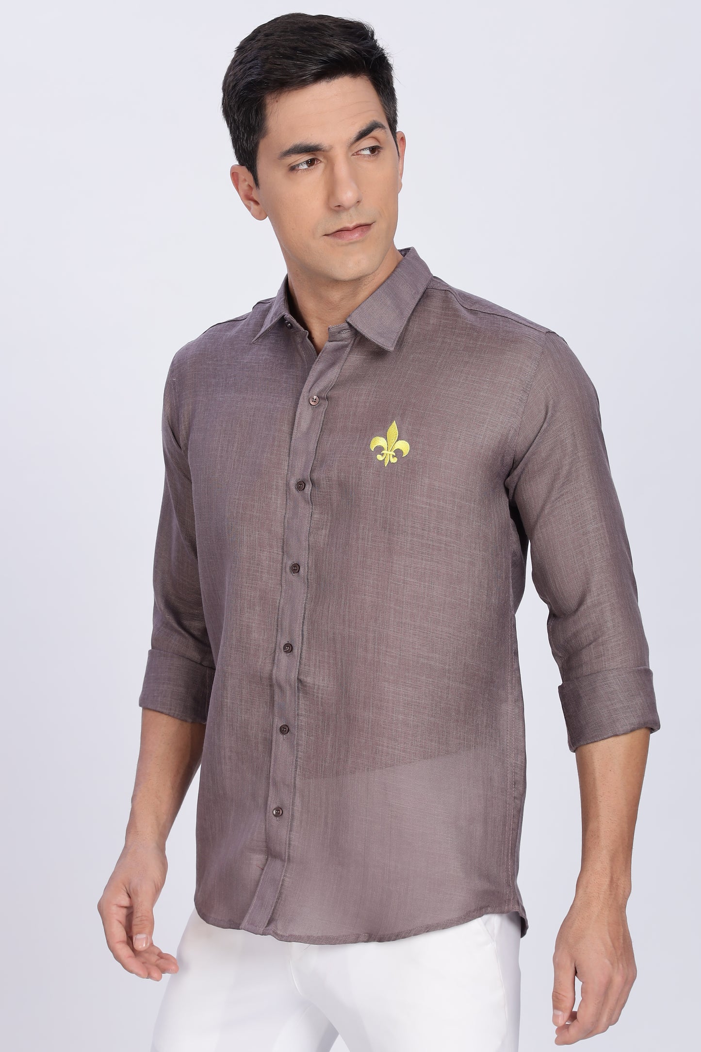 Fleur Royale Linen Shirt