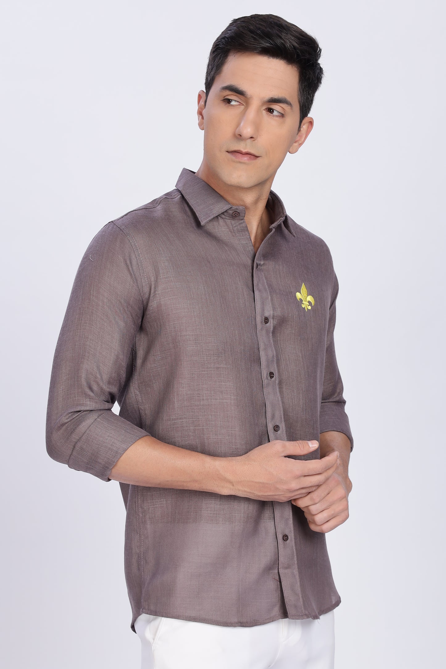 Fleur Royale Linen Shirt