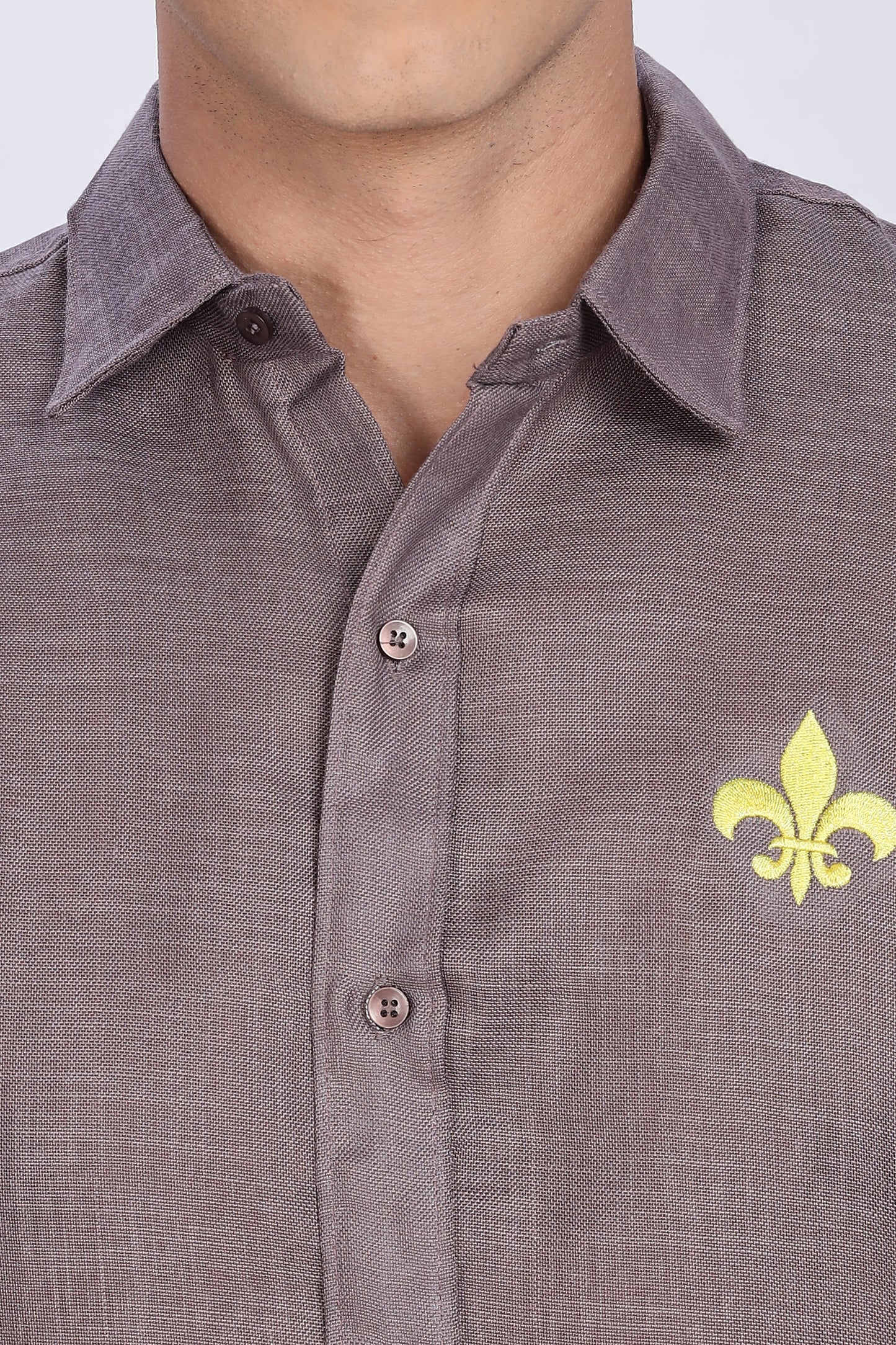 Fleur Royale Linen Shirt