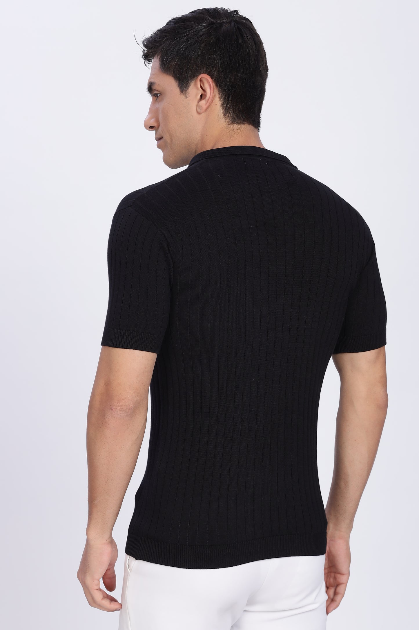 Manor Crest Polo -Black