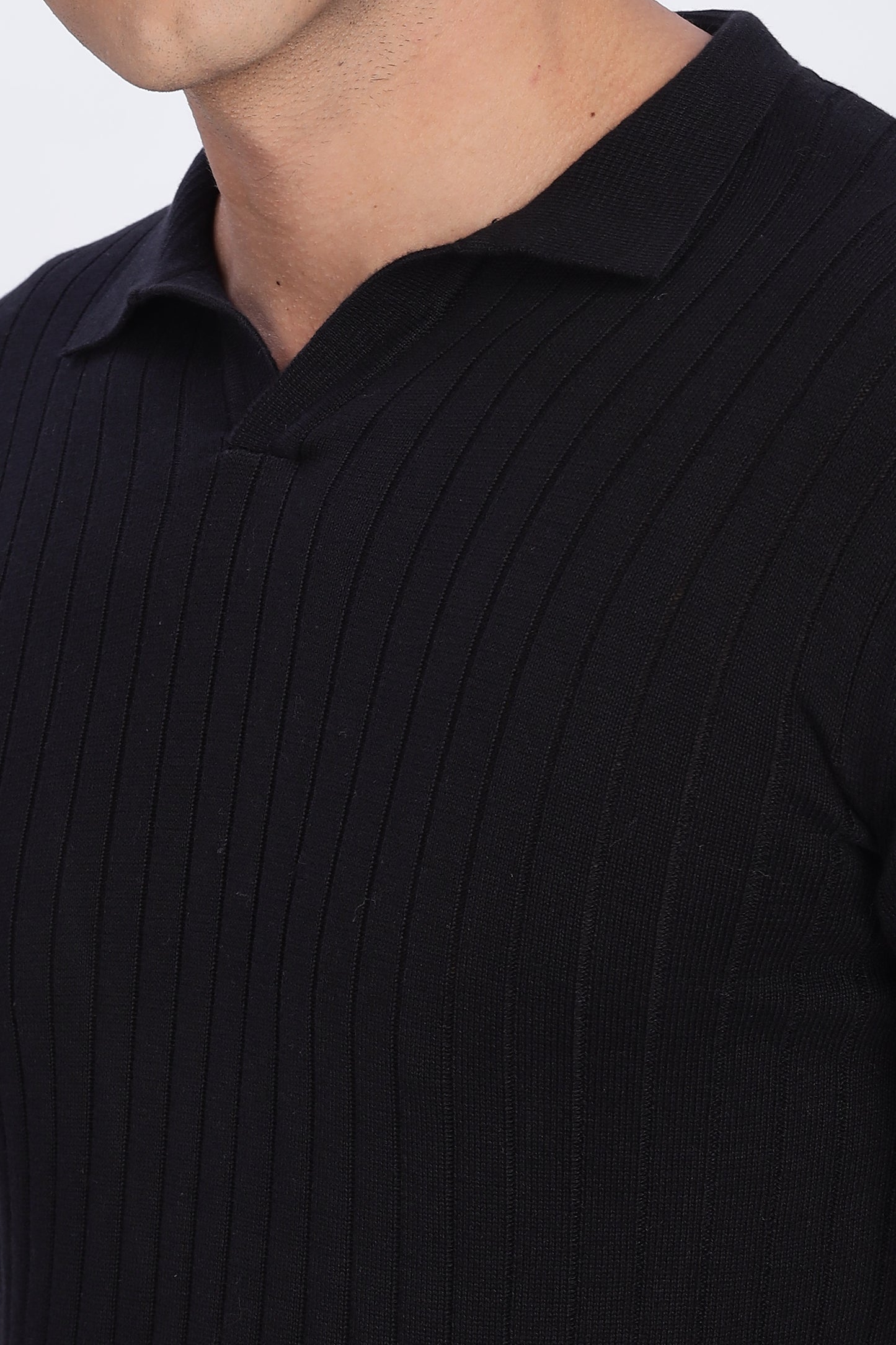 Manor Crest Polo -Black