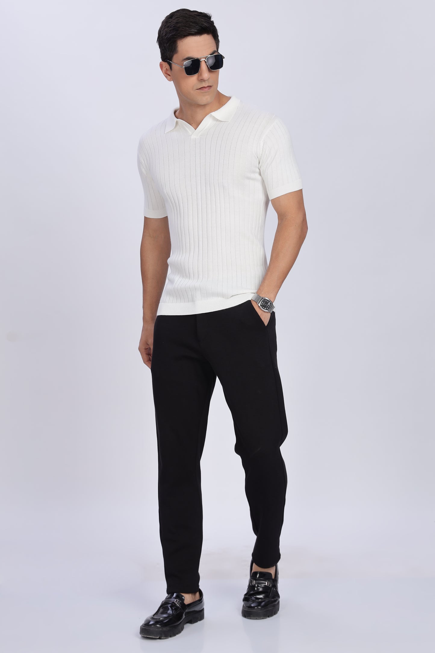 Manor Crest Polo - White