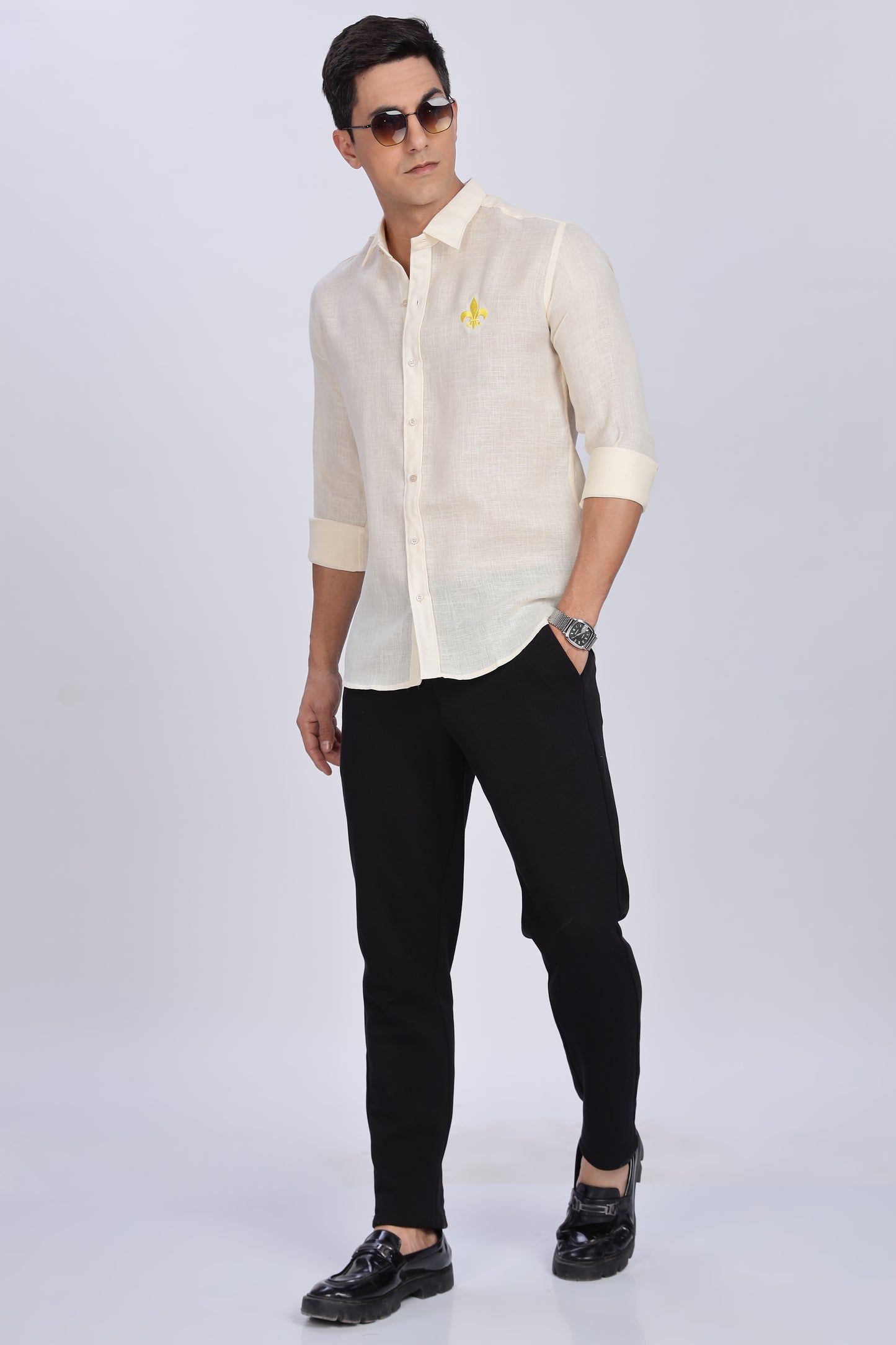 Fleur Royale Linen Shirt