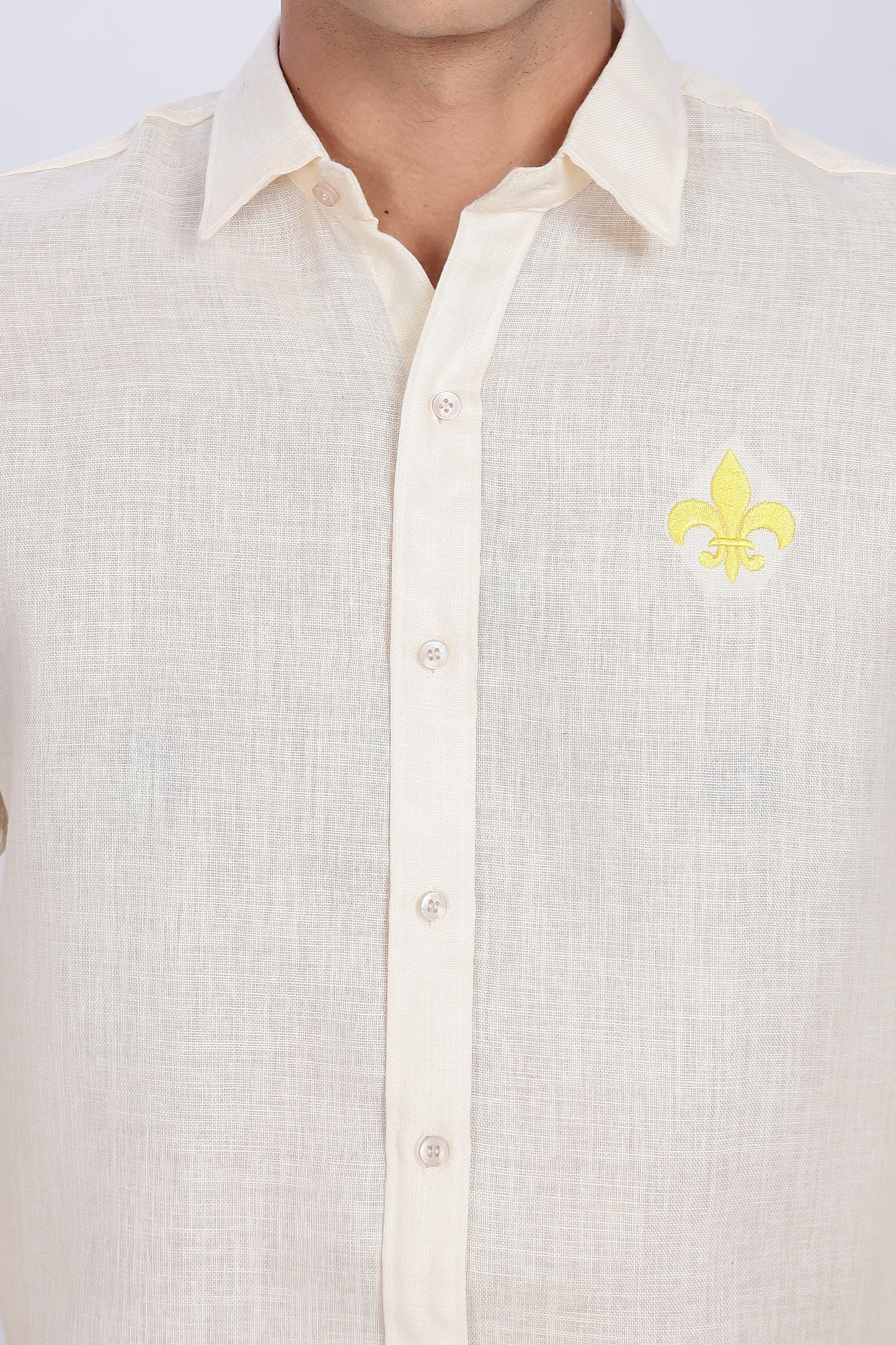 Fleur Royale Linen Shirt