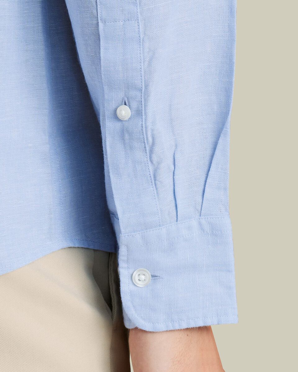 Beaufort Blue Linen Shirt