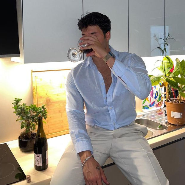 Beaufort Blue Linen Shirt