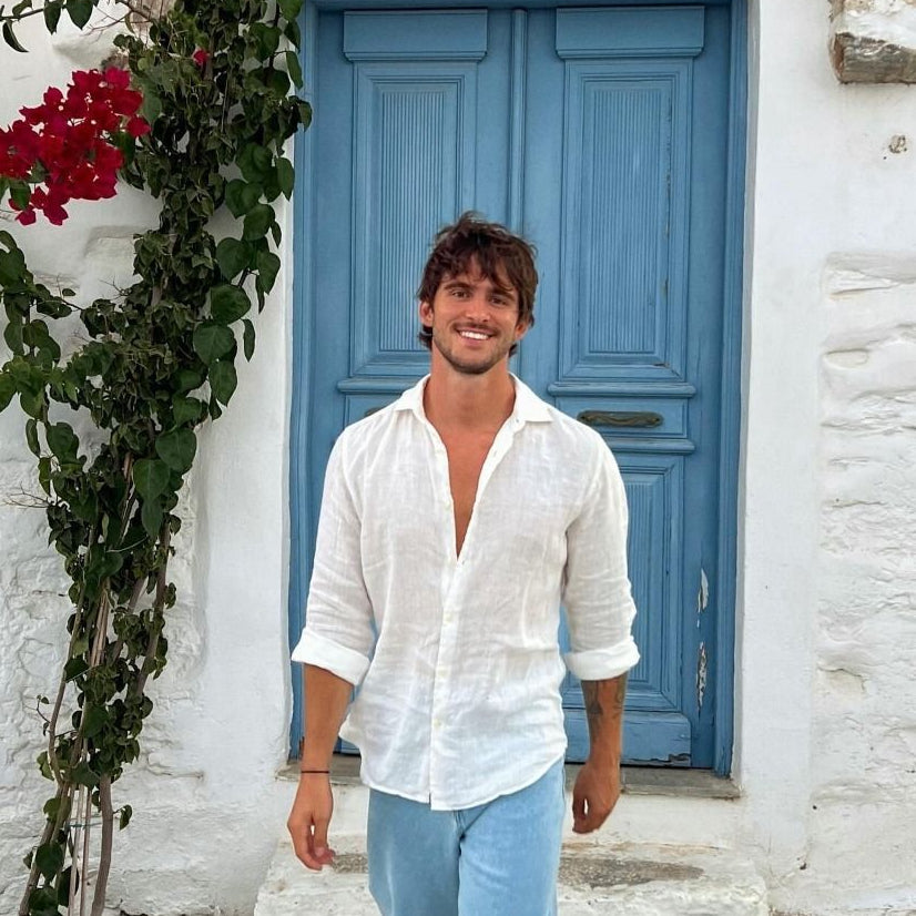 Bold Elegance Linen Shirt