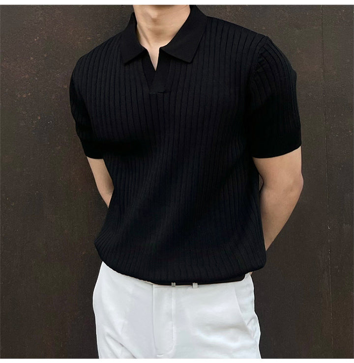 Manor Crest Polo -Black