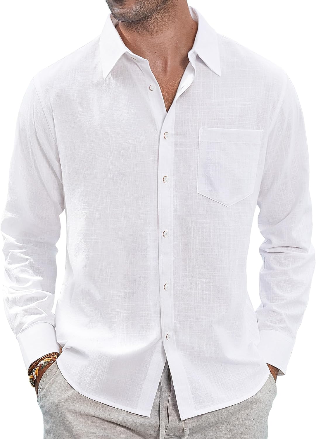 Bold Elegance Linen Shirt